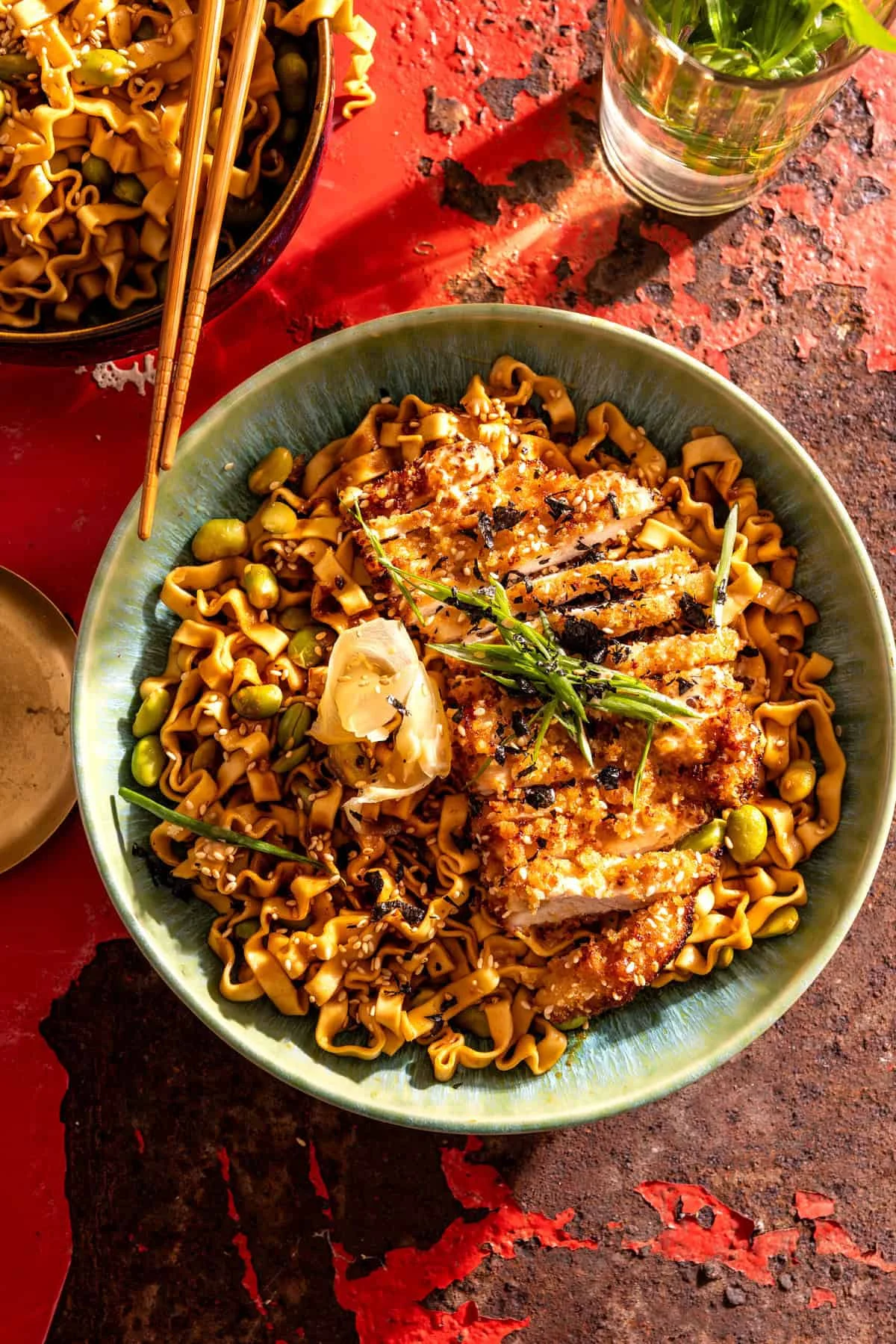 Crispy Chicken Katsu Noodle Bowl