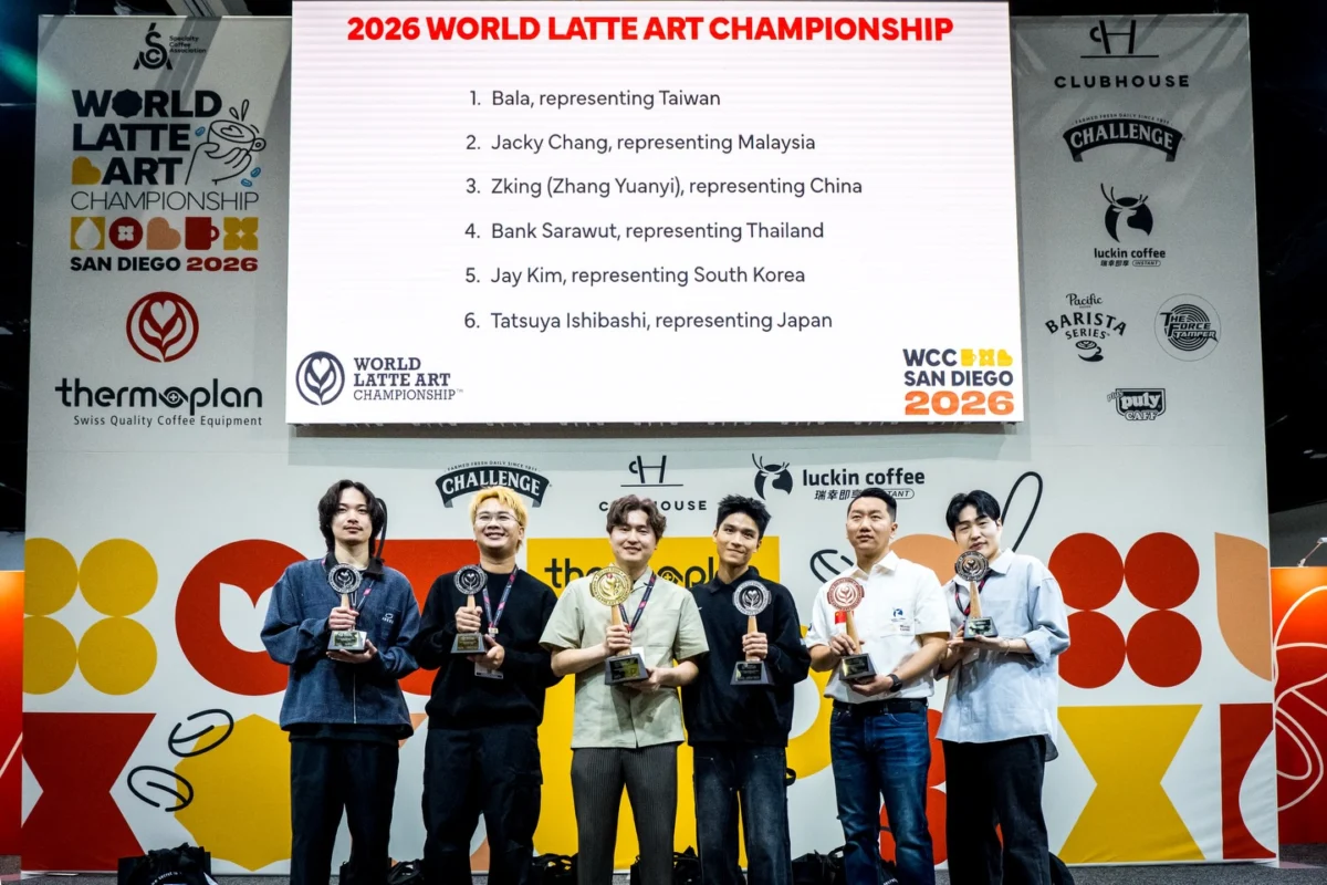 Taiwan Barista Bala Claims Victory at the 2026 World Latte Art Championship in San Diego