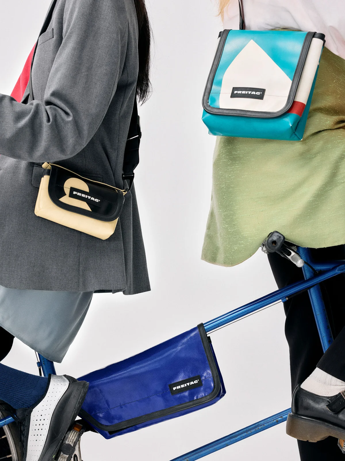 FREITAG Unveils "Easy Riders" Collection, Redefining Sustainable Cycling Gear with Upcycled Truck Tarps and Modular Design.