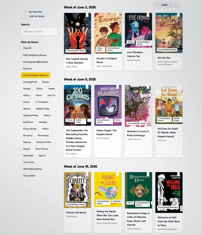 The New Release Index Illuminates June’s Vibrant Comic and Graphic Novel Landscape