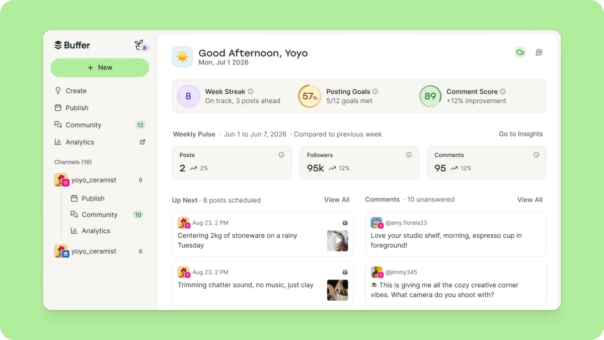 Buffer Launches "Home" Page in 2026, Revolutionizing User Onboarding and Strategic Feature Discoverability.