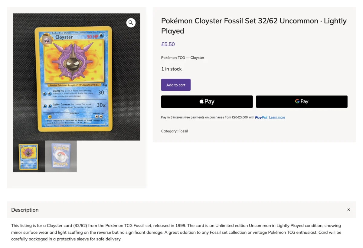 From Hobbyist to E-commerce Innovator: How a Custom Mac App and AI Streamlined Vintage Pokémon Card Sales