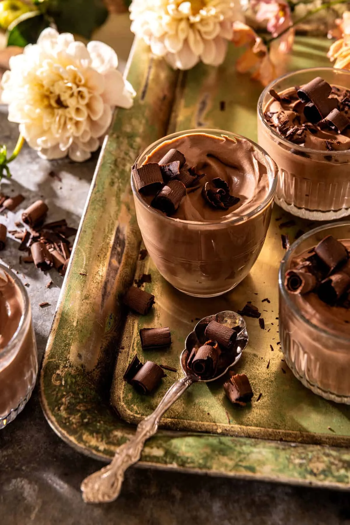 No Fuss Whipped Dark Chocolate Mousse