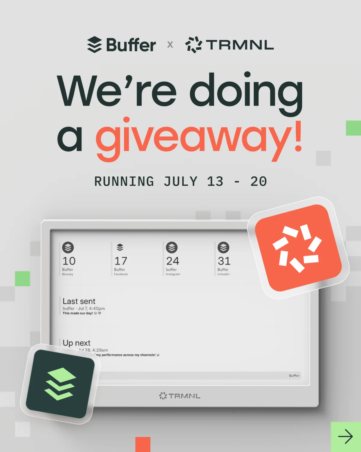 Buffer Engineer’s Personal Project Becomes Official TRMNL Plugin in Serendipitous API Launch Alignment
