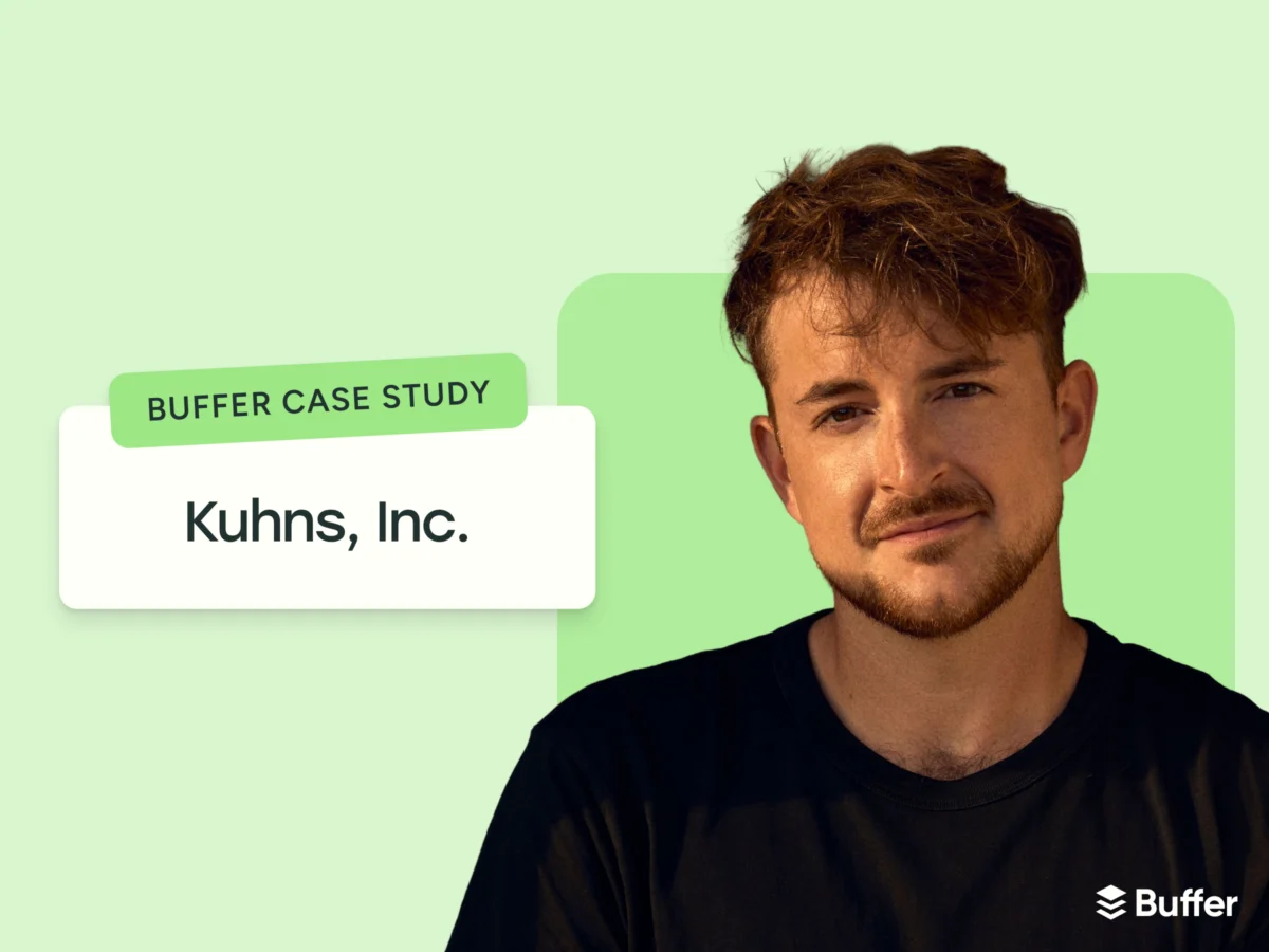 Dustin Kuhns: Bridging Artistry and Analytics for Cultural Organizations with Buffer’s Strategic Support