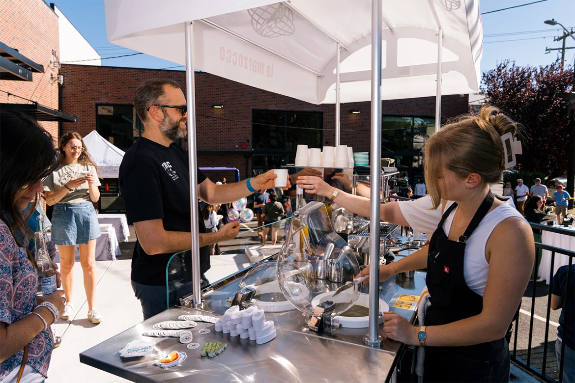 La Marzocco Ice Cream Social Heads to Cleveland with Decaf Affogatos and Live-Fire Pizza