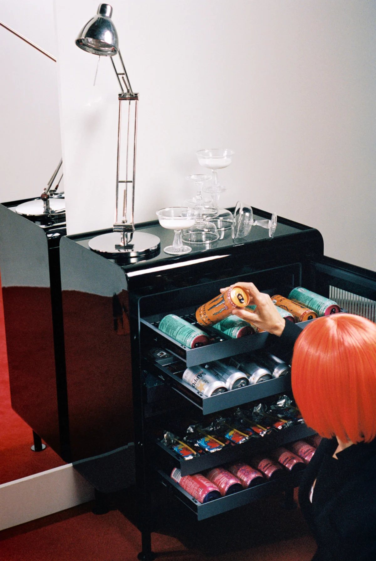 Laila Gohar and Rocco Unveil Limited-Edition Black Mirror Super Smart Fridge, Blurring Art, Design, and Domestic Utility