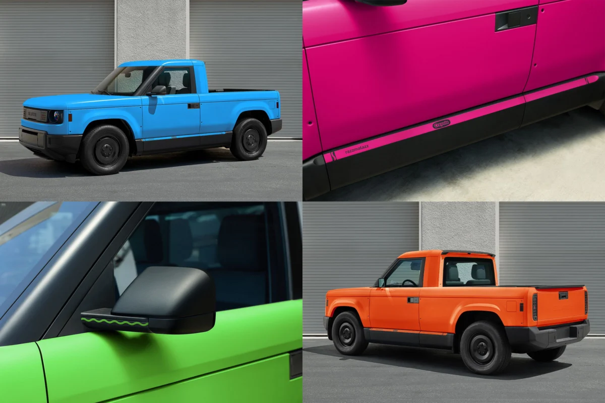 Slate Auto Partners with Crayola to Offer Iconic Crayon Color Wraps for Americas Most Affordable Electric Truck